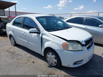  Salvage Chevrolet Aveo