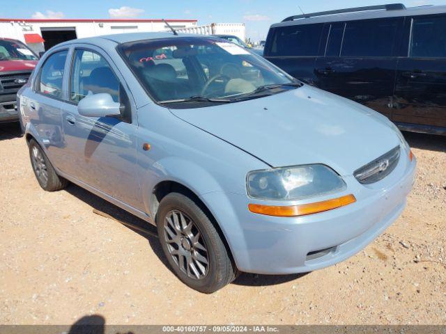  Salvage Chevrolet Aveo