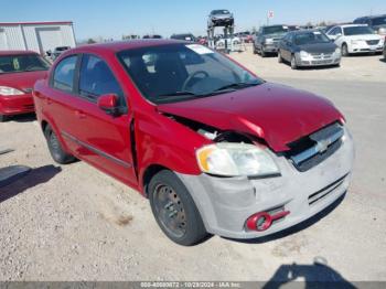  Salvage Chevrolet Aveo