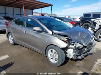  Salvage Hyundai ELANTRA