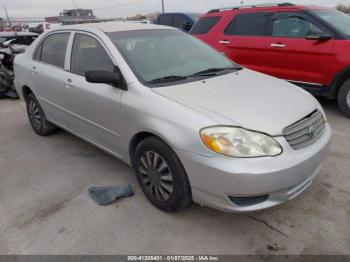  Salvage Toyota Corolla