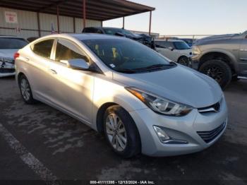  Salvage Hyundai ELANTRA