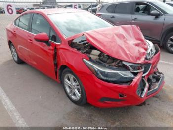  Salvage Chevrolet Cruze