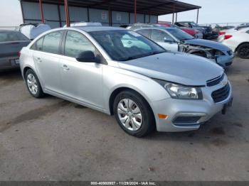  Salvage Chevrolet Cruze