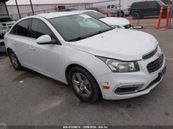  Salvage Chevrolet Cruze