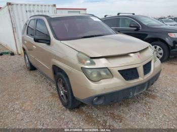  Salvage Pontiac Aztek