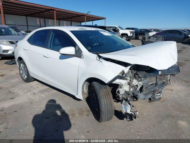  Salvage Toyota Corolla