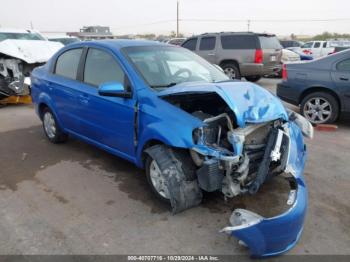  Salvage Chevrolet Aveo