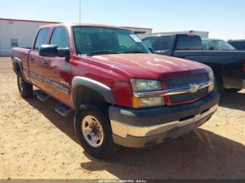  Salvage Chevrolet Silverado 2500
