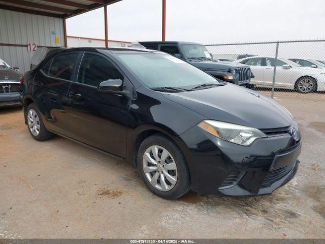  Salvage Toyota Corolla