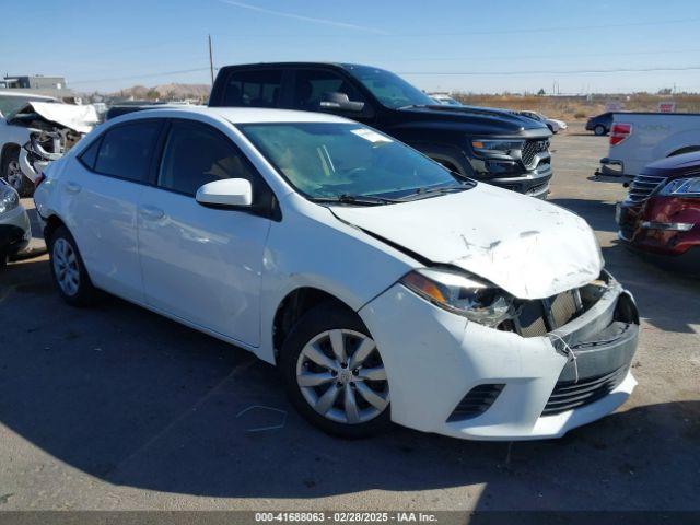  Salvage Toyota Corolla