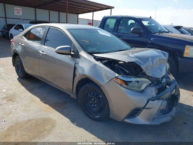  Salvage Toyota Corolla