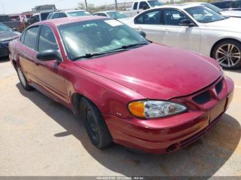  Salvage Pontiac Grand Am