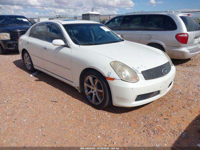  Salvage INFINITI G35