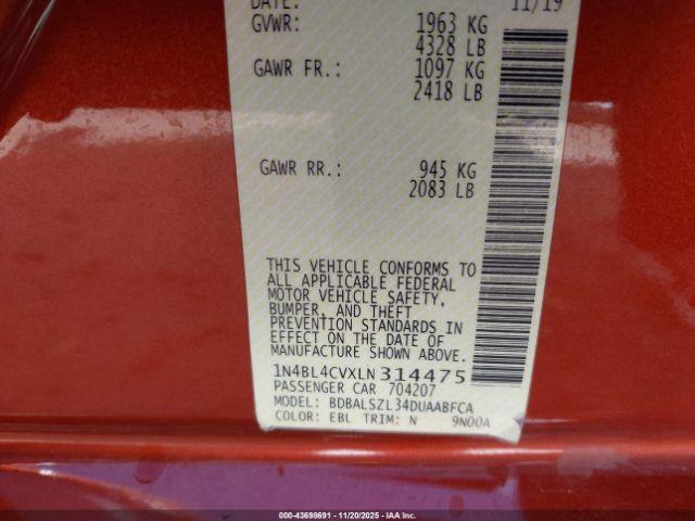 Nissan Altima Sr Fwd Image 16