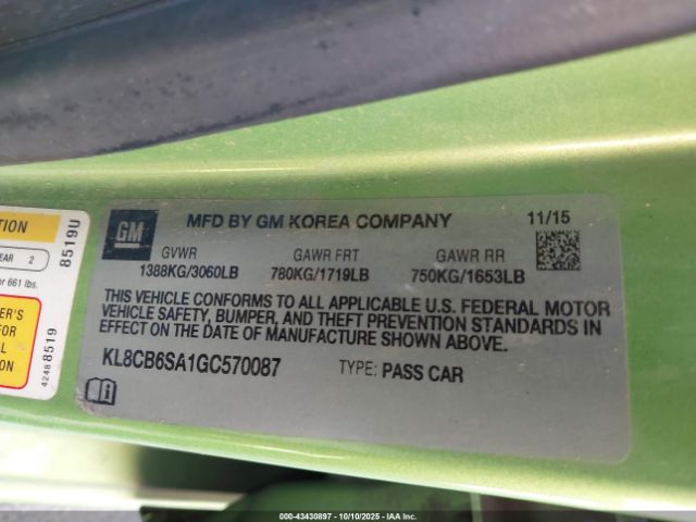 Chevrolet Spark Ls Cvt Image 2