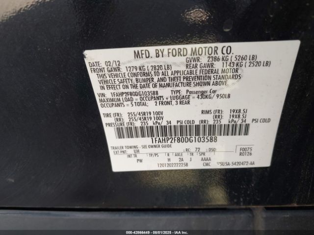 Ford Taurus Limited Image 12