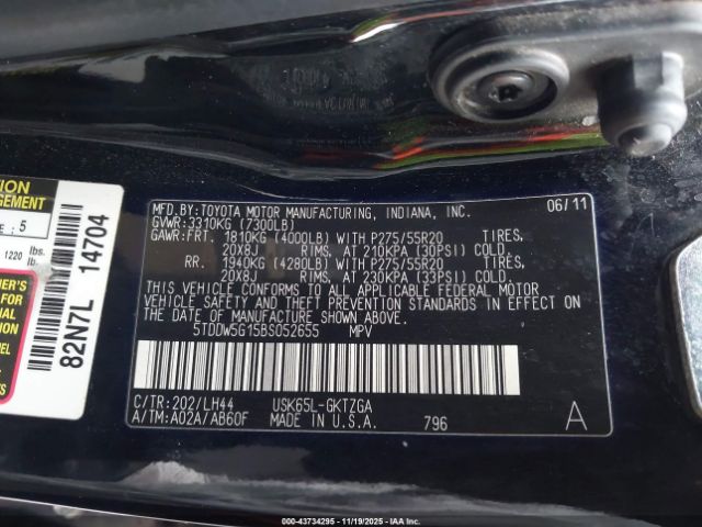 Toyota Sequoia Platinum 5.7l V8 Image 7