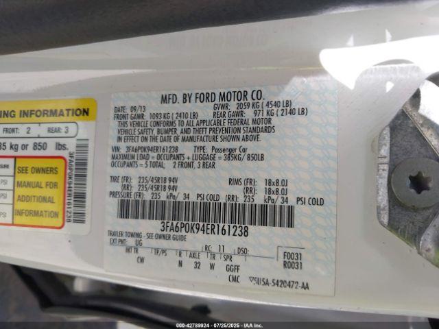 Ford Fusion Titanium Image 14