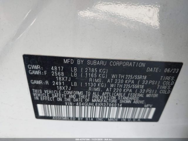 Subaru Crosstrek Limited Image 15