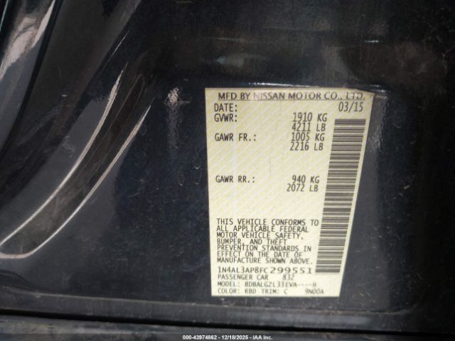 Nissan Altima 2.5 S Image 14